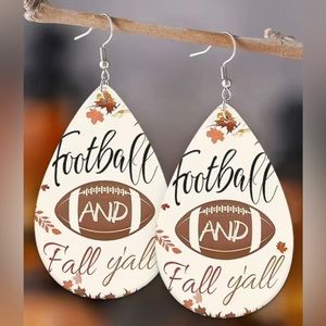 Football earrings ~Football and Fall Earrings ~ gift for her ~ in Gift Box